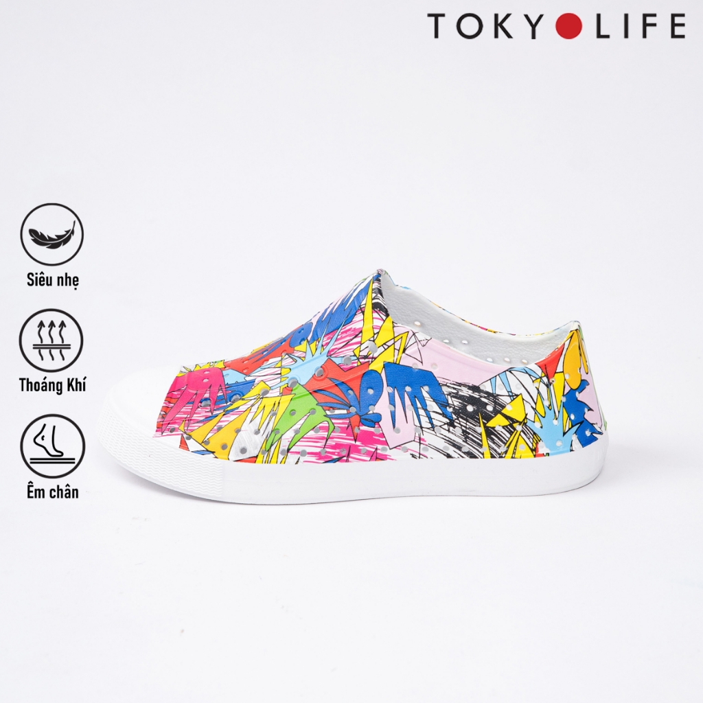Giày nhựa thời trang nam nữ TOKYOLIFE chất liệu siêu nhẹ thoáng khí E8SHO002L