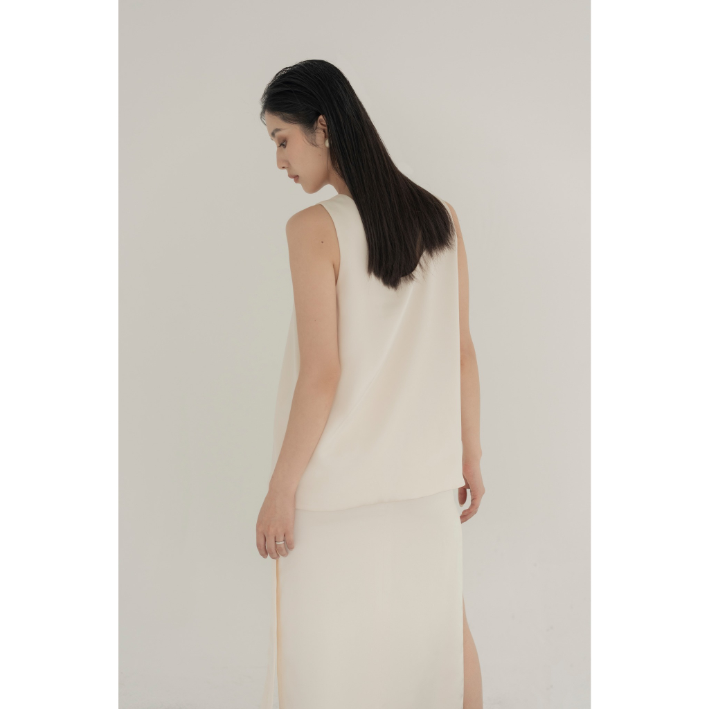 Áo Lụa không tay S23 Satin Tank Top