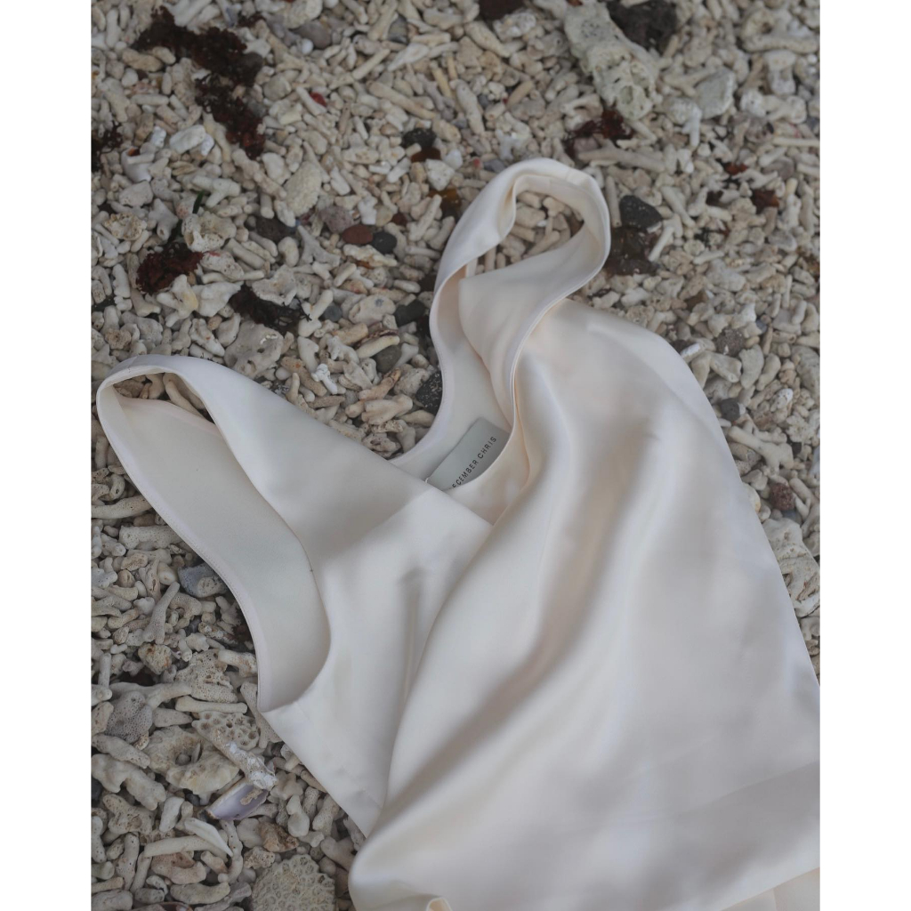 Áo Lụa không tay S23 Satin Tank Top