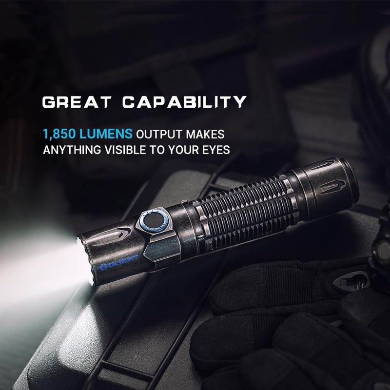 Đèn pin chiến thuật Warrior 3S Ti Black Stonewash