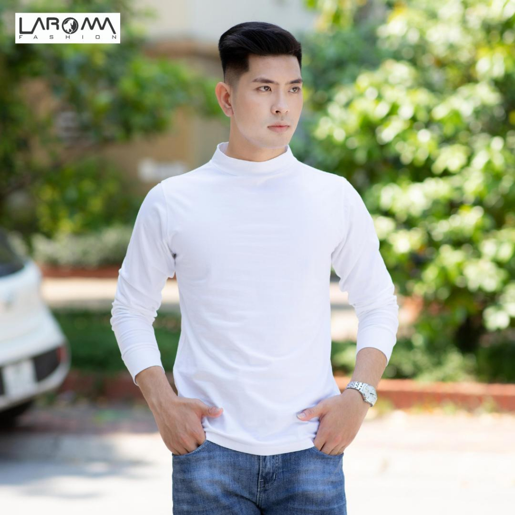 Áo Giữ Nhiệt Nam Cổ Cao LAROMA | Giữ Ấm - Siêu Co Dãn - Vải Thơm - Kháng Khuẩn
