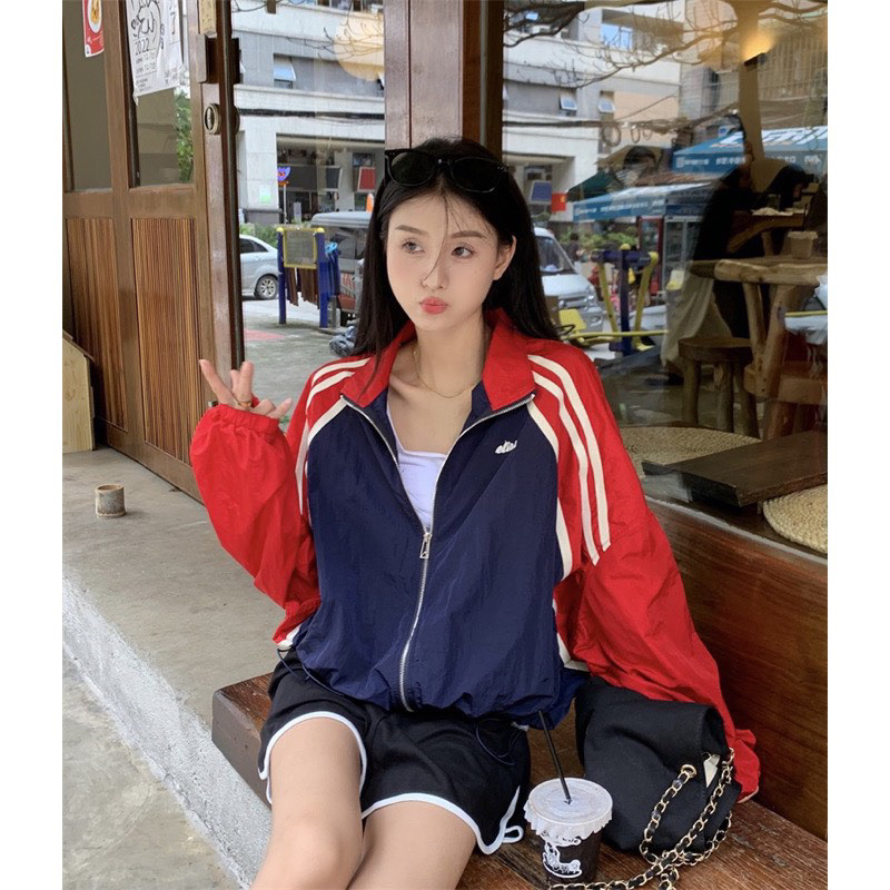 ÁO KHOÁC DÙ HÌNH THÊU UNISEX ULZZANG