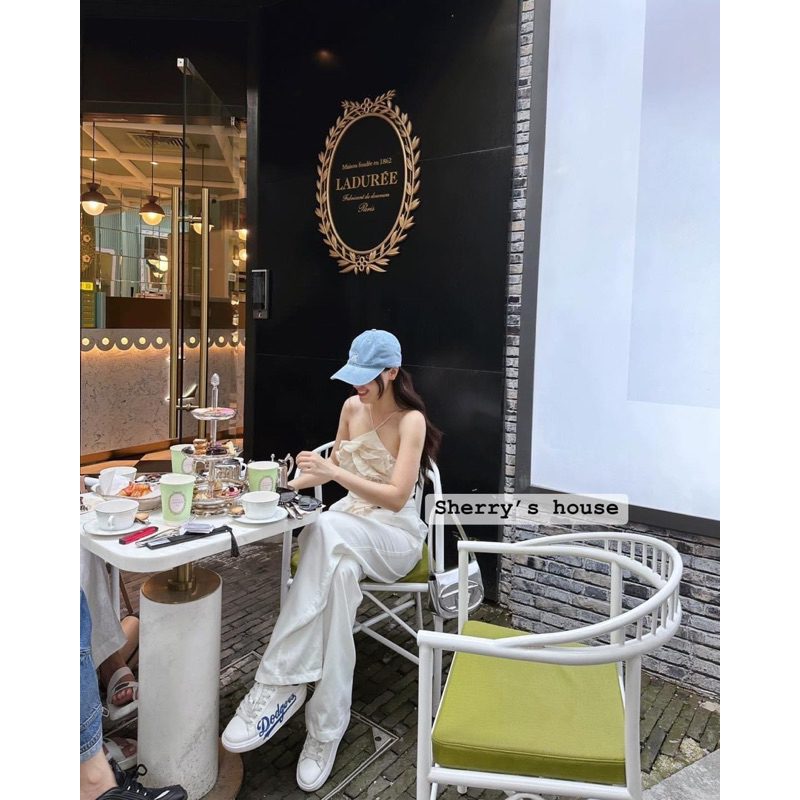 Nón Jean phong cách in chữ NYC, vải jean