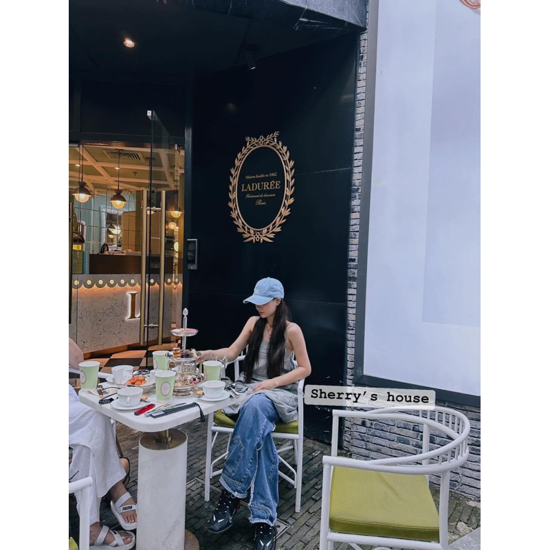 Nón Jean phong cách in chữ NYC, vải jean