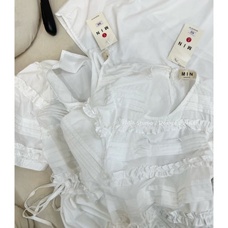 Váy thô tay bồng bèo ngực