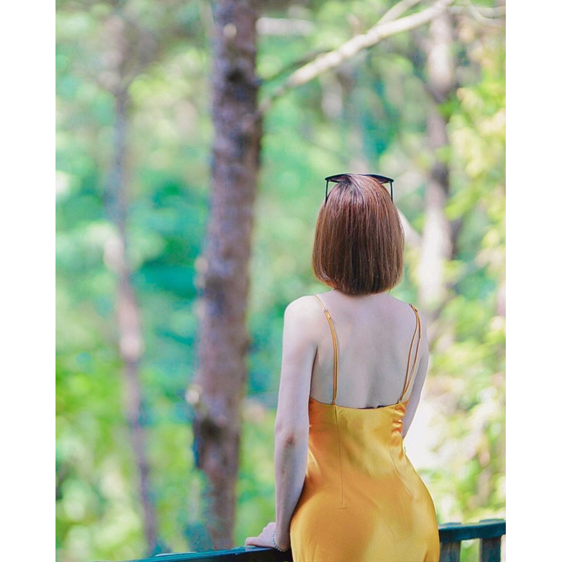 Đầm Lụa Trái Tim