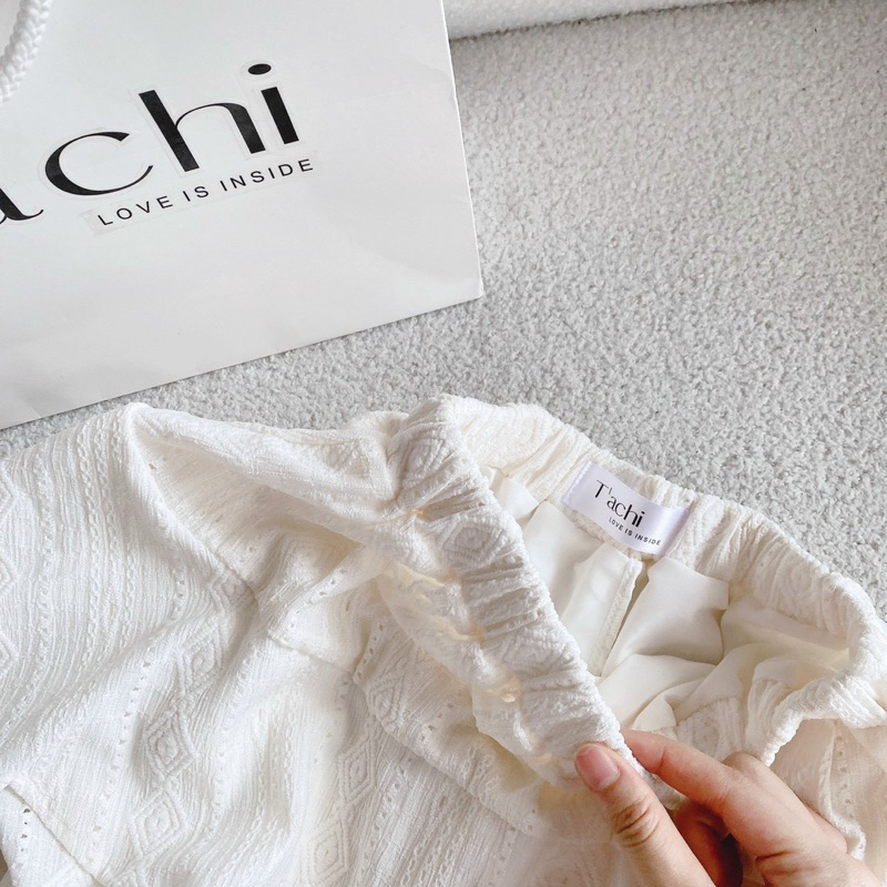 SET ÁO NUDE REN CỔ SEN THẮT NƠ