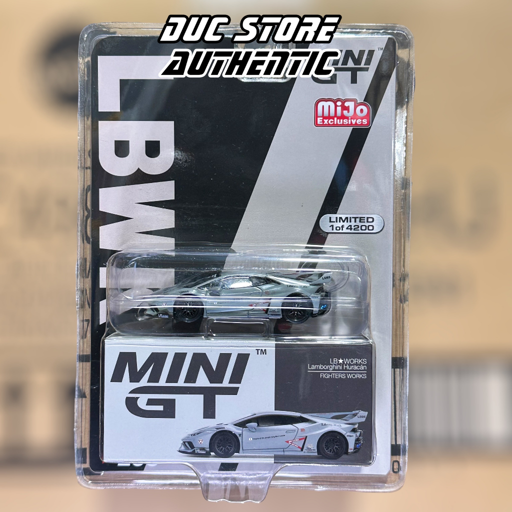 Ducstore.vn Xe mô hình MiniGT #258 LB★WORKS Lamborghini Huracán GT FIGHTERS WORKS - Card US