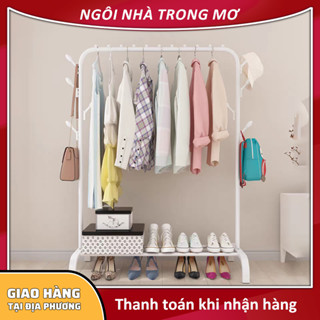 Kệ Treo Quần Áo Sinh Viên Gia Đình Giá Treo Quần Áo Khung Kim Loại Chữ U Đa Dạng Mẫu Mã