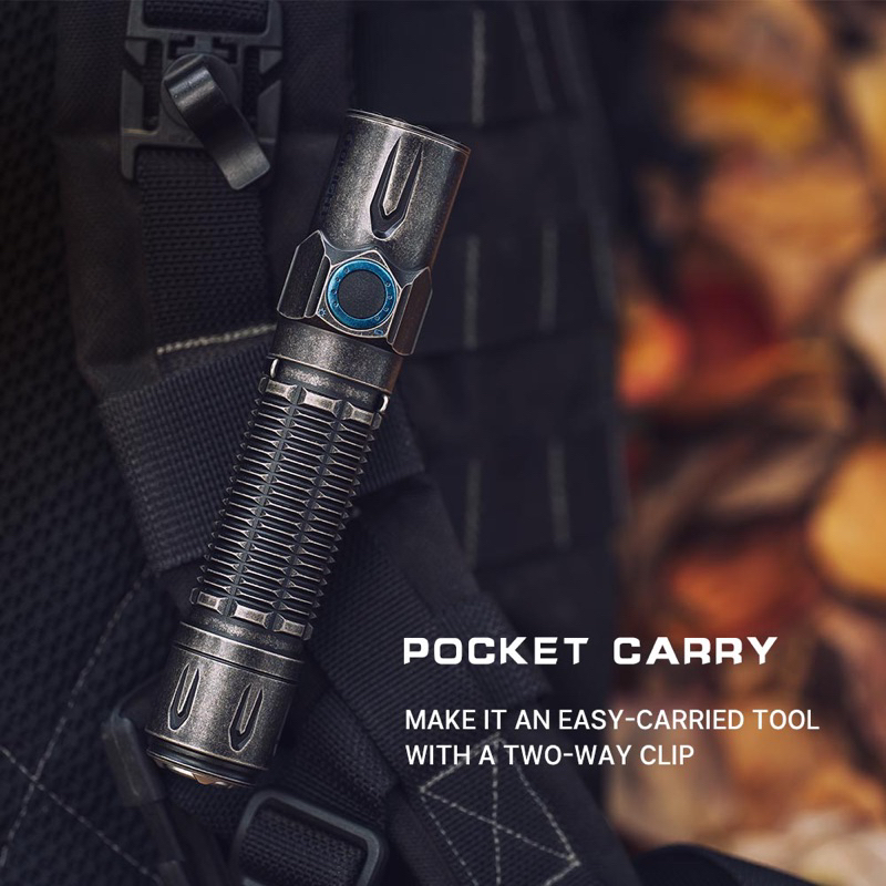 Đèn pin chiến thuật Warrior 3S Ti Black Stonewash