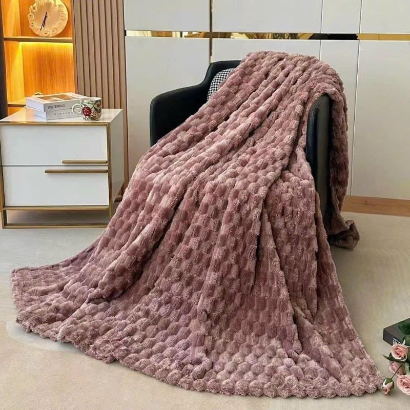 Chăn lông  kim quy  siêu mềm mịn , chăn lông thỏ cao cấp