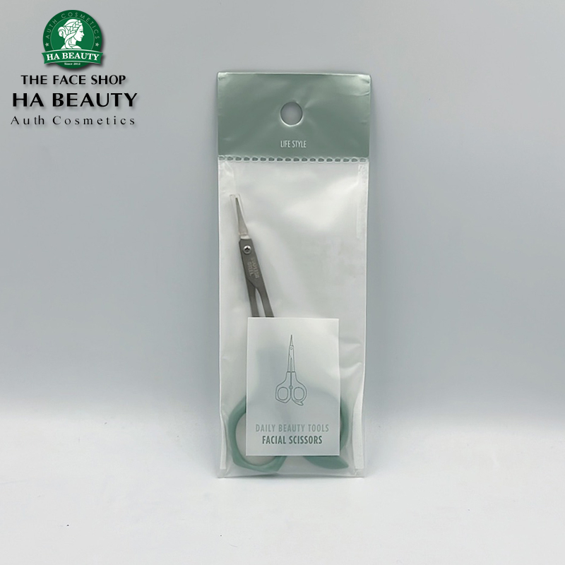 Dụng cụ kéo cắt tỉa lông mày cao cấp THE FACE SHOP Daily Beauty Tools Beauty Facial Scissors 1EA