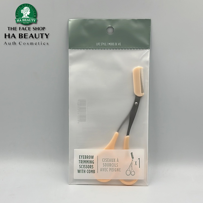 Dụng cụ kéo cắt tỉa lông mày cao cấp THE FACE SHOP Daily Beauty Tools Beauty Facial Scissors 1EA
