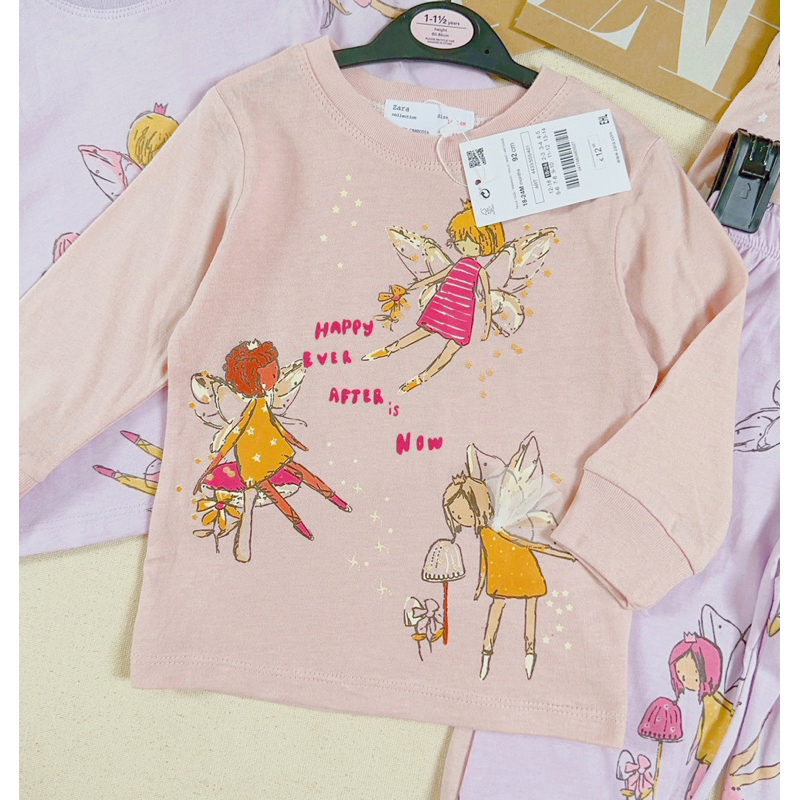 Set 2 bộ cotton cho bé gái in hình siêu xinh cho bé gái size từ 10-22 cân