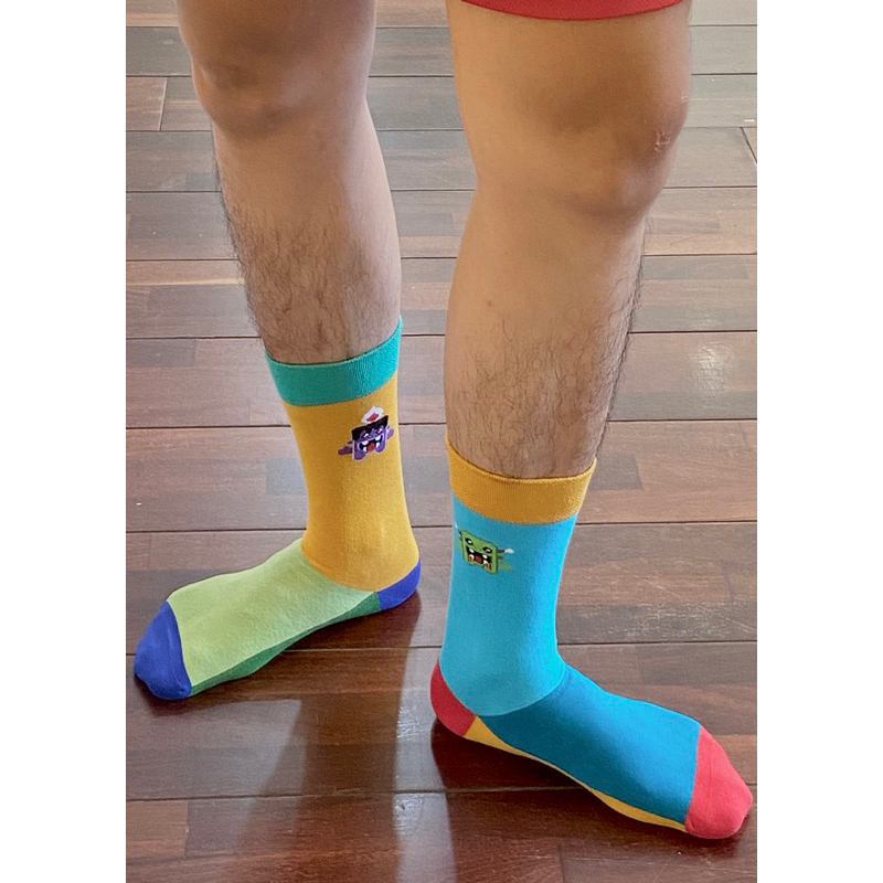 Vớ Họa Tiết Lego 80% Cotton