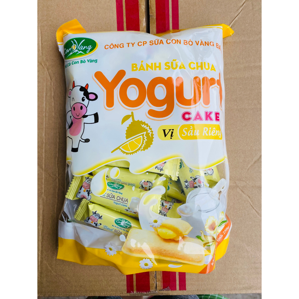 Bánh sữa chua hiệu con bò vàng Ba Vì gói 250g