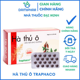 Hà thủ ô traphaco hộp 100 viên