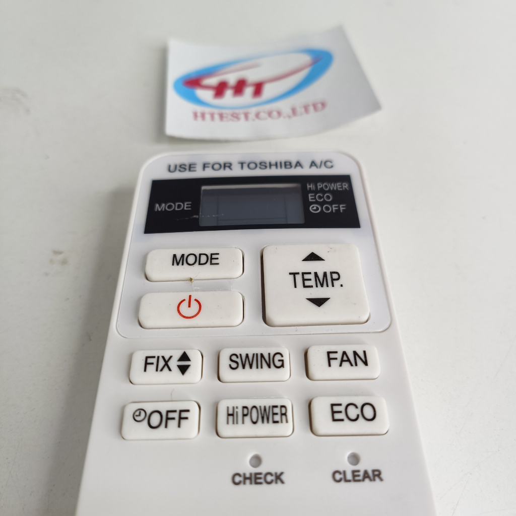 Remote - Điều khiển máy lạnh Toshiba viền đen - Hàng chính hãng