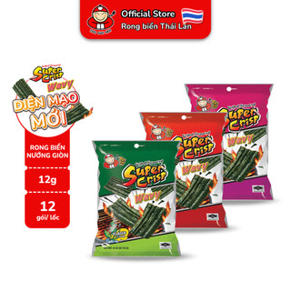 [QUÀ TẶNG KÈM] Rong biển ăn liền TaoKaeNoi SUPER CRISP 24g (1 gói)