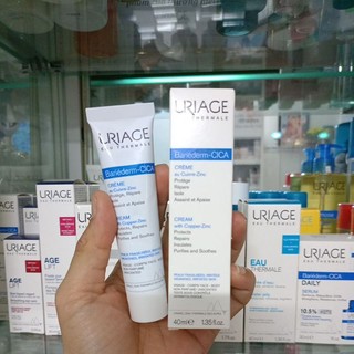 Uriage Bariederm Cica Creme Repar T 40ml - Kem Chăm Sóc Da Kích Ứng