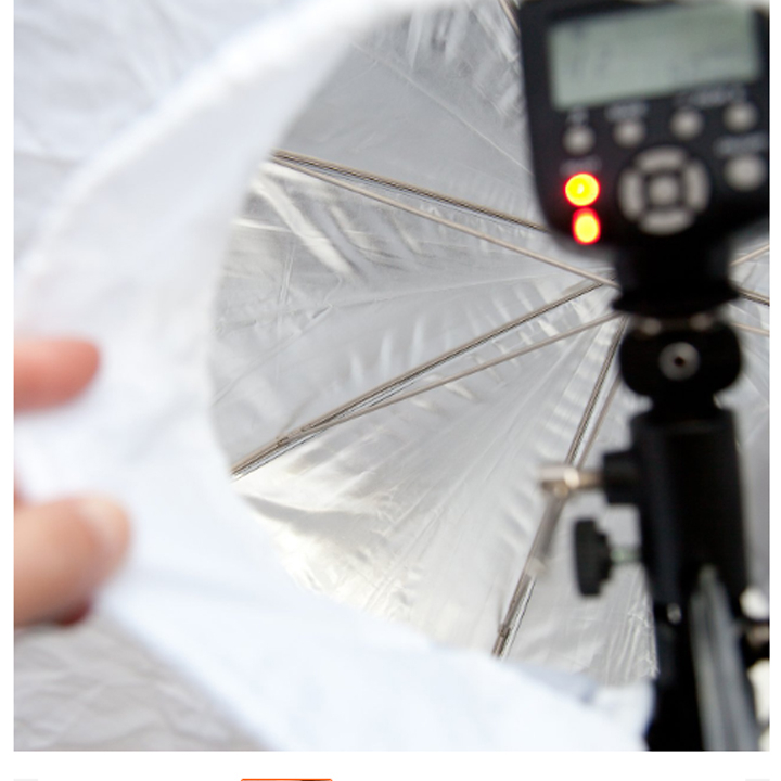 Dù bạc và vải softbox dành cho flash cỡ 110cm và 83cm,Dù tản sáng đèn, Ô Tản Sáng flash hoặc đèn Studio - 686.camera