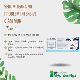 Serum Teana No Problem Intensive giảm mụn, phục hồi da mụn