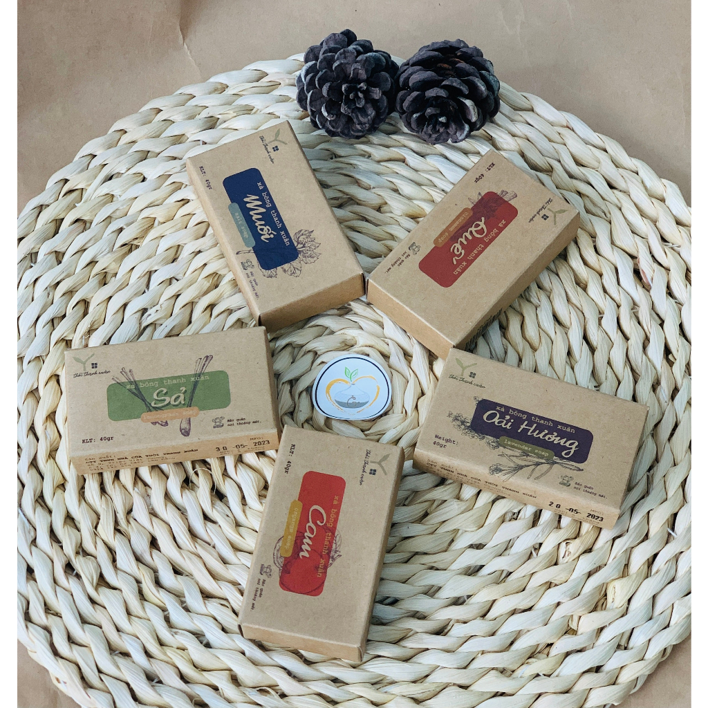 Xà phòng tinh dầu thiên nhiên Thời Thanh Xuân Xà phòng handmade nguyên liệu hoàn toàn tự nhiên