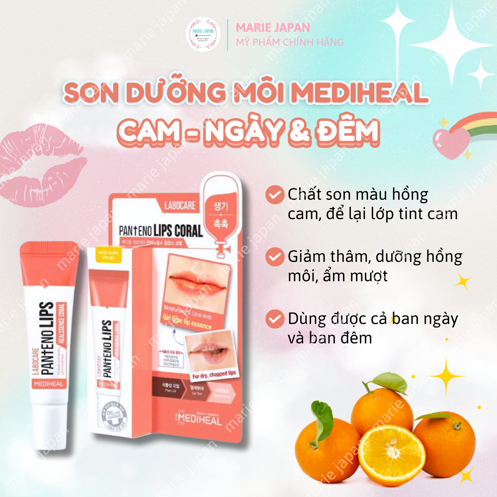 Son Dưỡng Môi Mediheal Ngày & Đêm Labocare Pantenolips - Tuýp 10ml