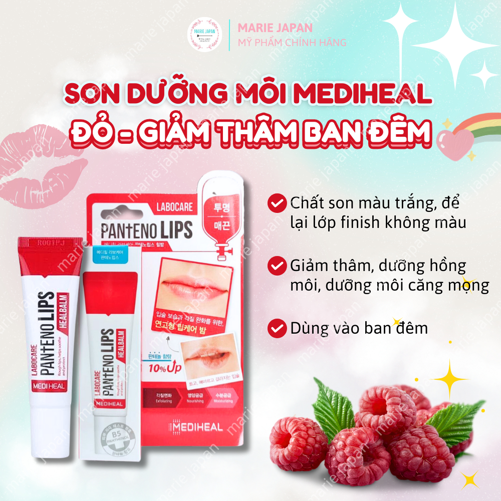 Son Dưỡng Môi Mediheal Ngày & Đêm Labocare Pantenolips - Tuýp 10ml