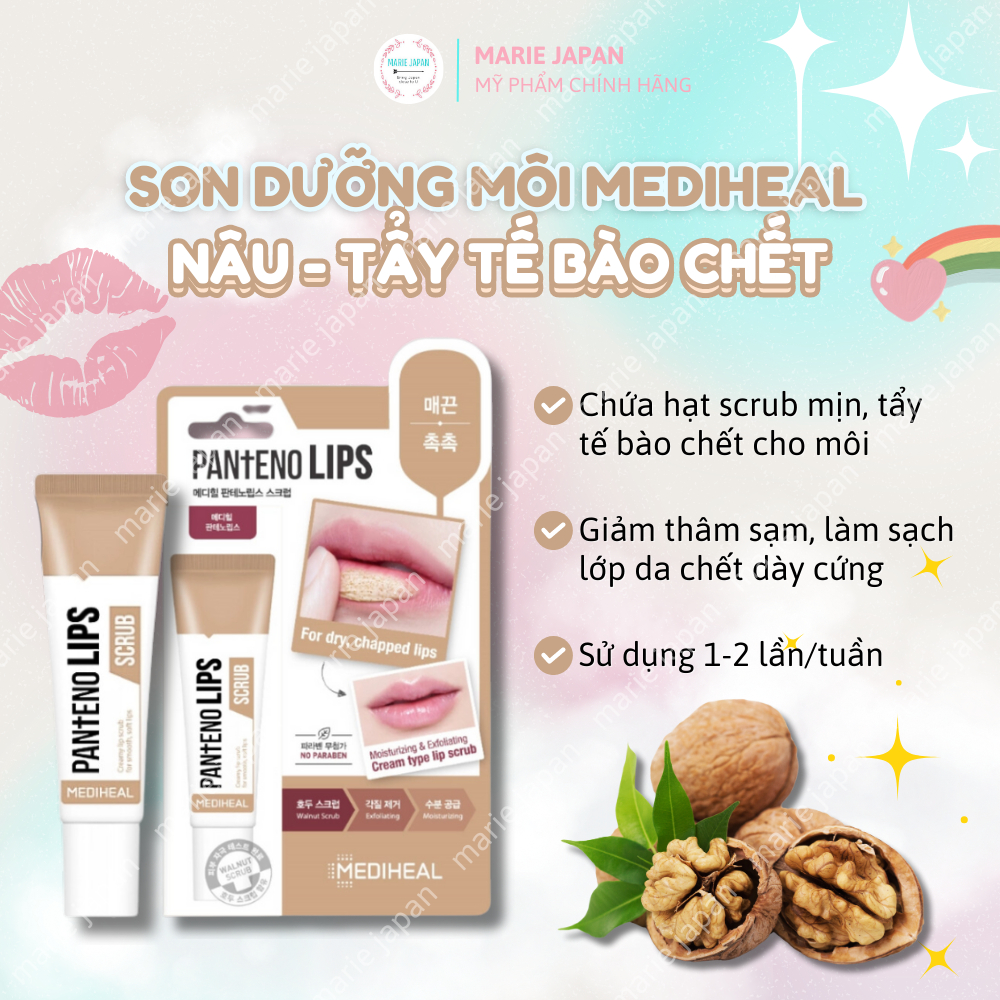 Son Dưỡng Môi Mediheal Ngày & Đêm Labocare Pantenolips - Tuýp 10ml