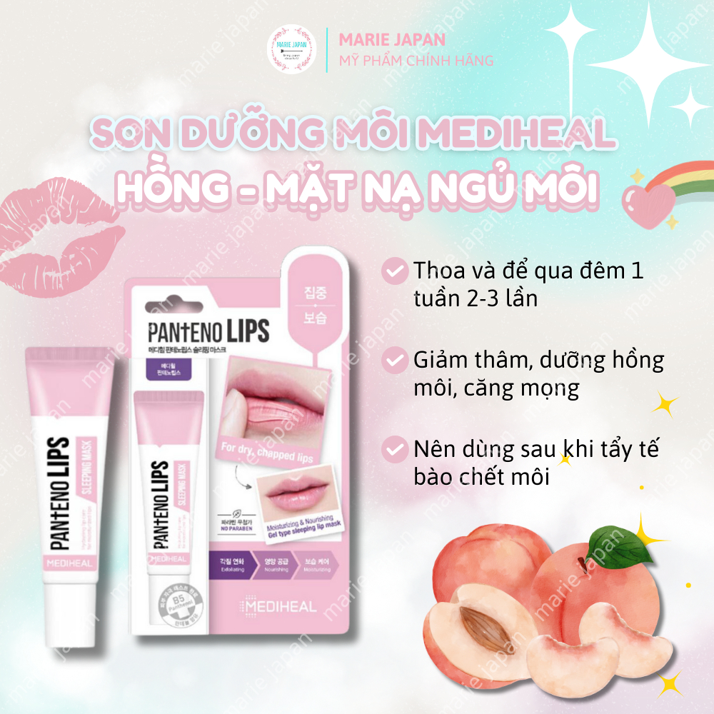 Son Dưỡng Môi Mediheal Ngày & Đêm Labocare Pantenolips - Tuýp 10ml