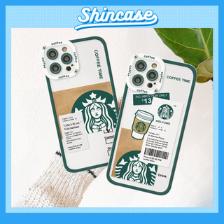 Ốp Lưng iPhone Coffee Cạnh Vuông, Chống Sốc, Bảo Vệ Camera - Cho iP 6/6s/7/8/Plus/X/XS/XR/11/12/13/14/15/Pro/Max/Mini