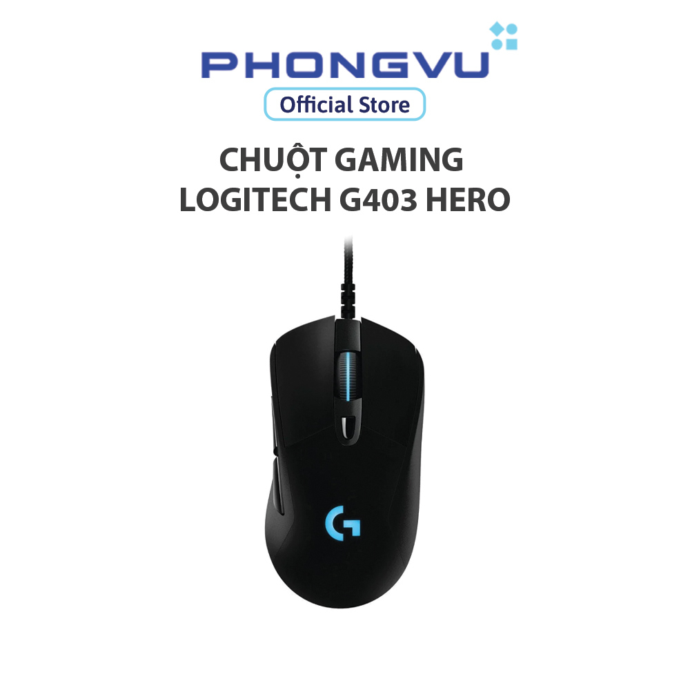 Chuột máy tính gaming Logitech G403 Hero - Bảo hành 24 tháng