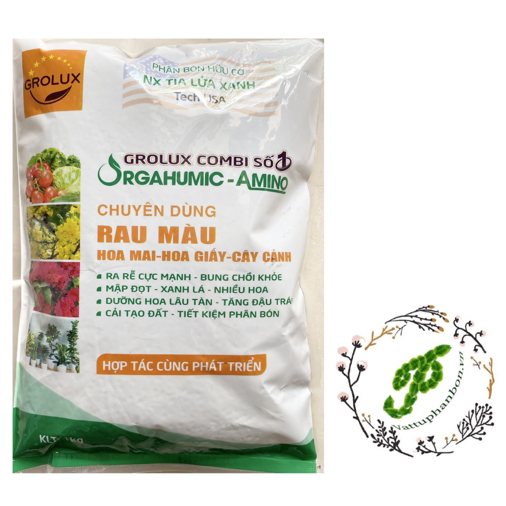 Grolux Combi Số 1 Organic-Amino Phân Bón Hữu Cơ - #207A# 1kg