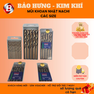 Mũi khoan Inox Nhật chính hãng Nachi phi 1mm - 8mm