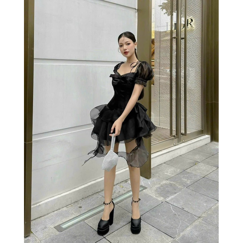 Đầm dự tiệc tua rua bigsize 55kg-95kg