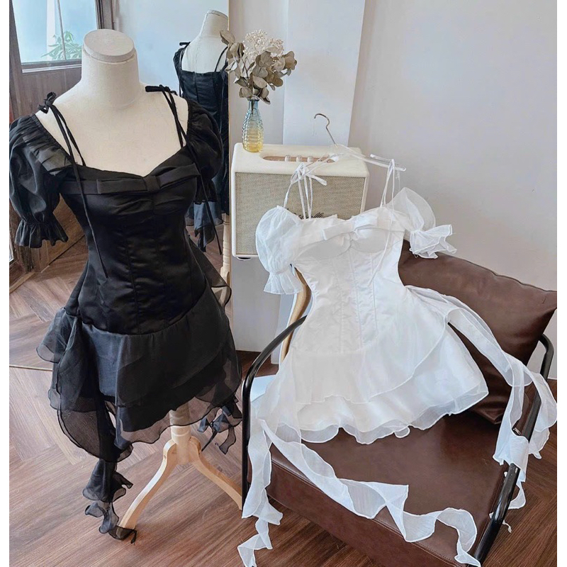 Đầm dự tiệc tua rua bigsize 55kg-95kg