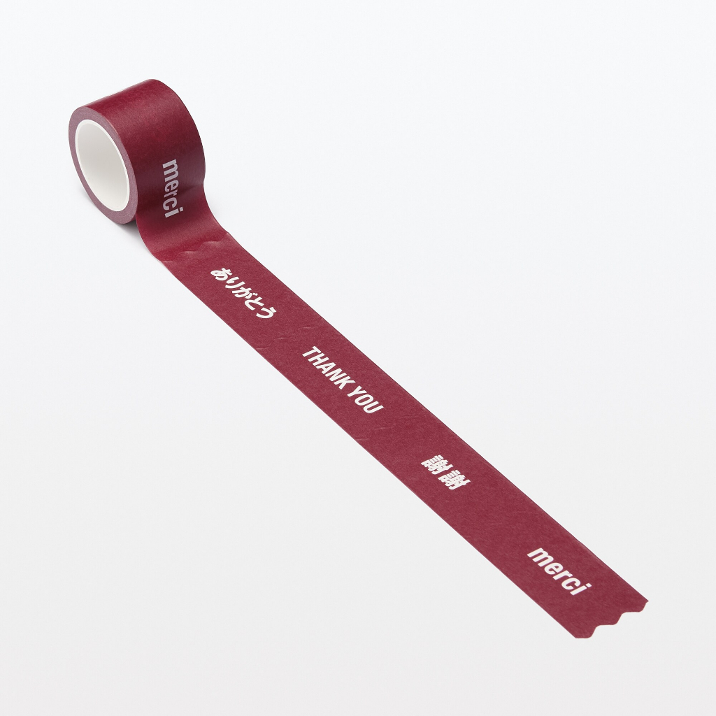 Muji Băng keo kèm lời nhắn cám ơn