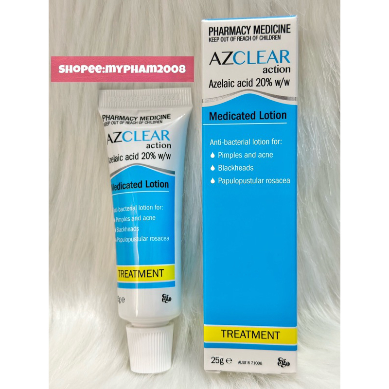 KEM GIẢM MỤN,MỜ THÂM AZCLEAR 20% AZELAIC ACID 25g.
