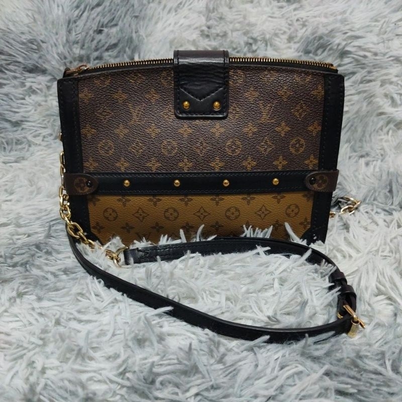 Túi si H96 tuyển Nhật hiệu LOU*S VUITT*N da Canvas size 22cm x16cmx7cm