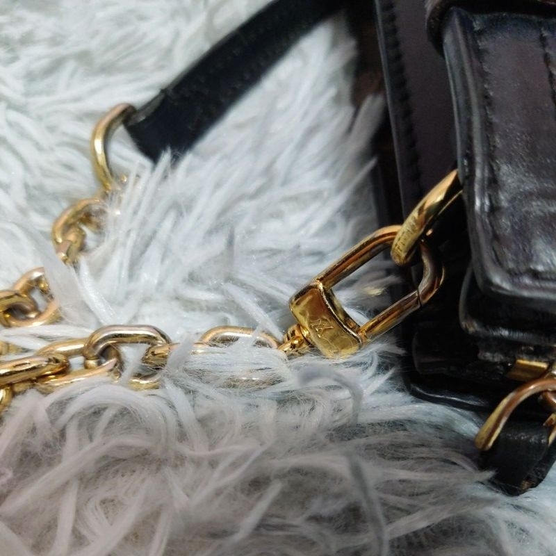 Túi si H96 tuyển Nhật hiệu LOU*S VUITT*N da Canvas size 22cm x16cmx7cm