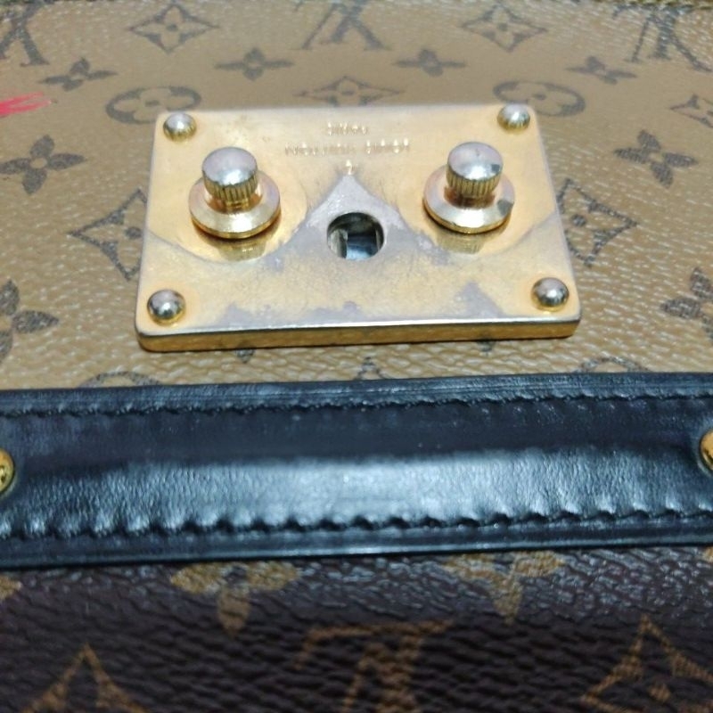 Túi si H96 tuyển Nhật hiệu LOU*S VUITT*N da Canvas size 22cm x16cmx7cm