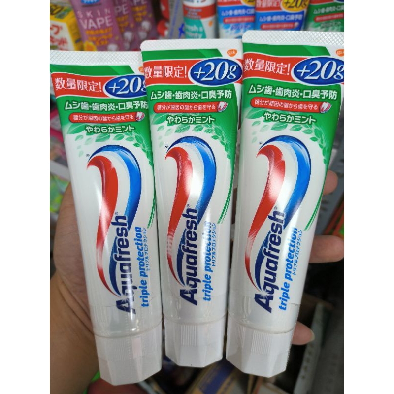 Kem đánh răng Aquafresh Nhật Bản tuýp 160g