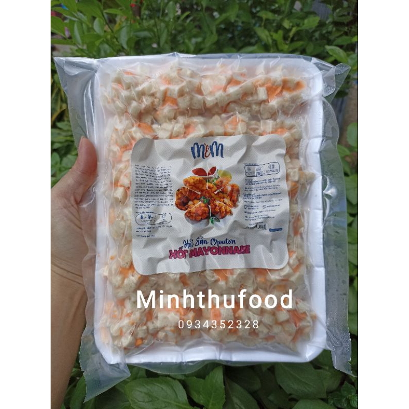 Viên Hải Sản Bọc Bánh Mì 500gr ( sốt mayonnaise)