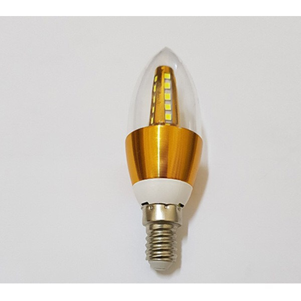 Bóng đèn nến tháp đuôi E14, 5W có sáng trắng/sáng vàng