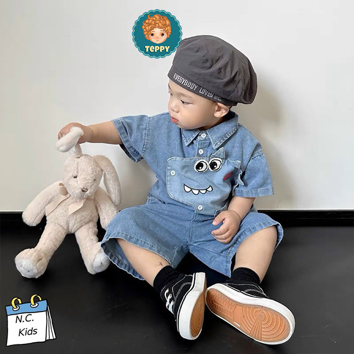 Set bộ jean khủng long cho bé