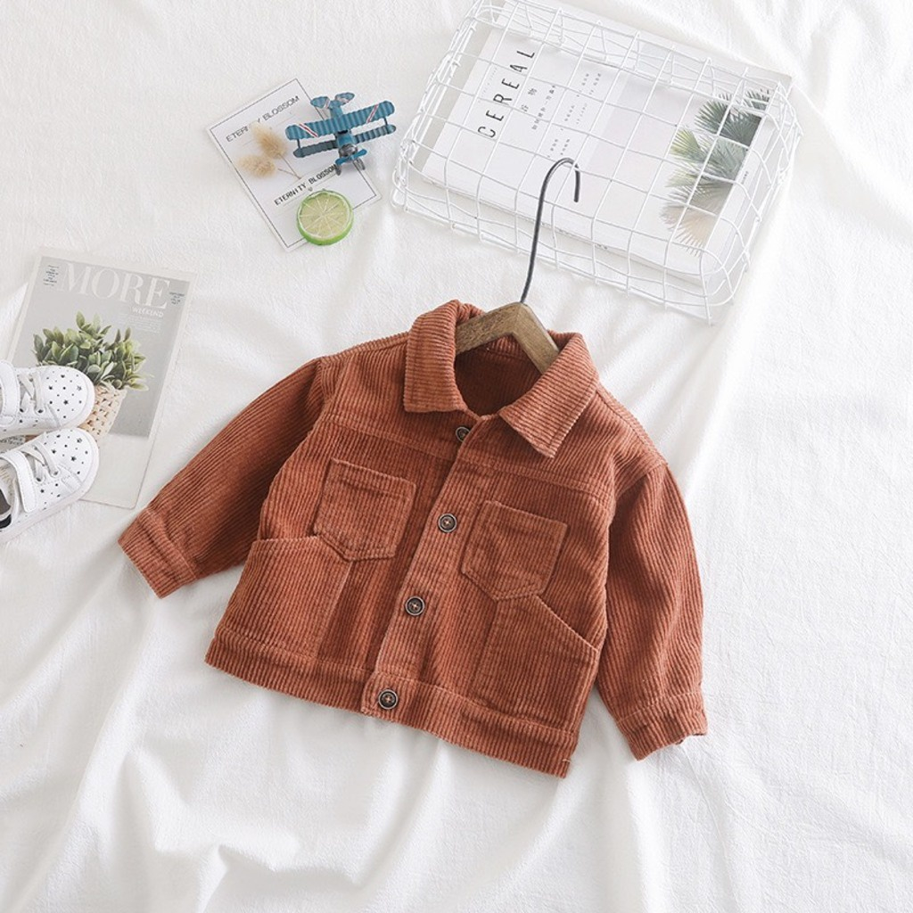 Áo Khoác Bé Trai Chất Nhung Tăm Cao Cấp, Áo Thu Đông Dài Tay Cho Bé Từ 10-27kg - MOOBABY SHOP