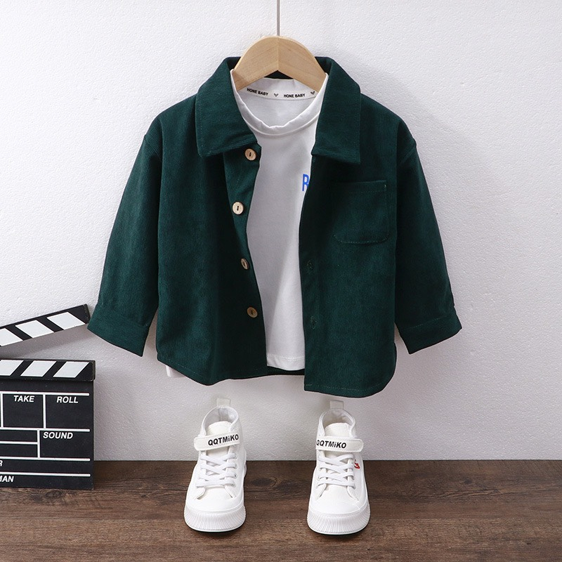 Áo Khoác Bé Trai Chất Nhung Tăm Cao Cấp, Áo Thu Đông Dài Tay Cho Bé Từ 10-27kg - MOOBABY SHOP