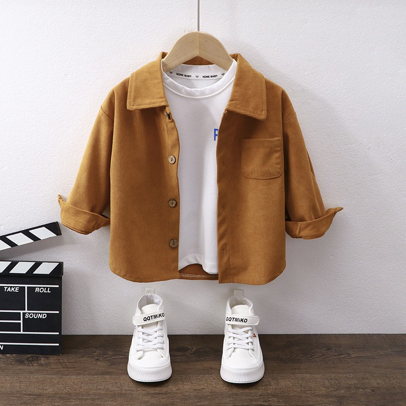 Áo Khoác Bé Trai Chất Nhung Tăm Cao Cấp, Áo Thu Đông Dài Tay Cho Bé Từ 10-27kg - MOOBABY SHOP