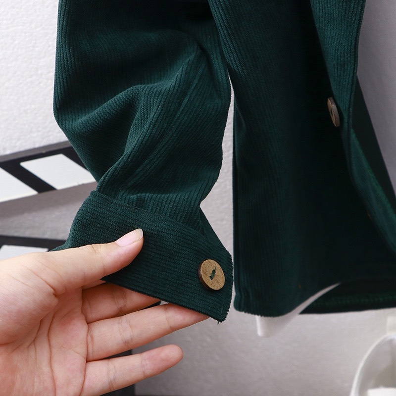 Áo Khoác Bé Trai Chất Nhung Tăm Cao Cấp, Áo Thu Đông Dài Tay Cho Bé Từ 10-27kg - MOOBABY SHOP